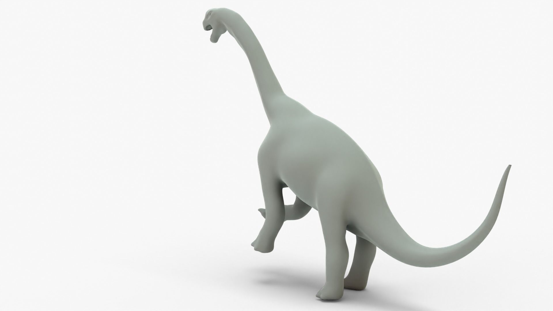 Camarasaurus Rigged Basemesh Low-poly 3D model_6