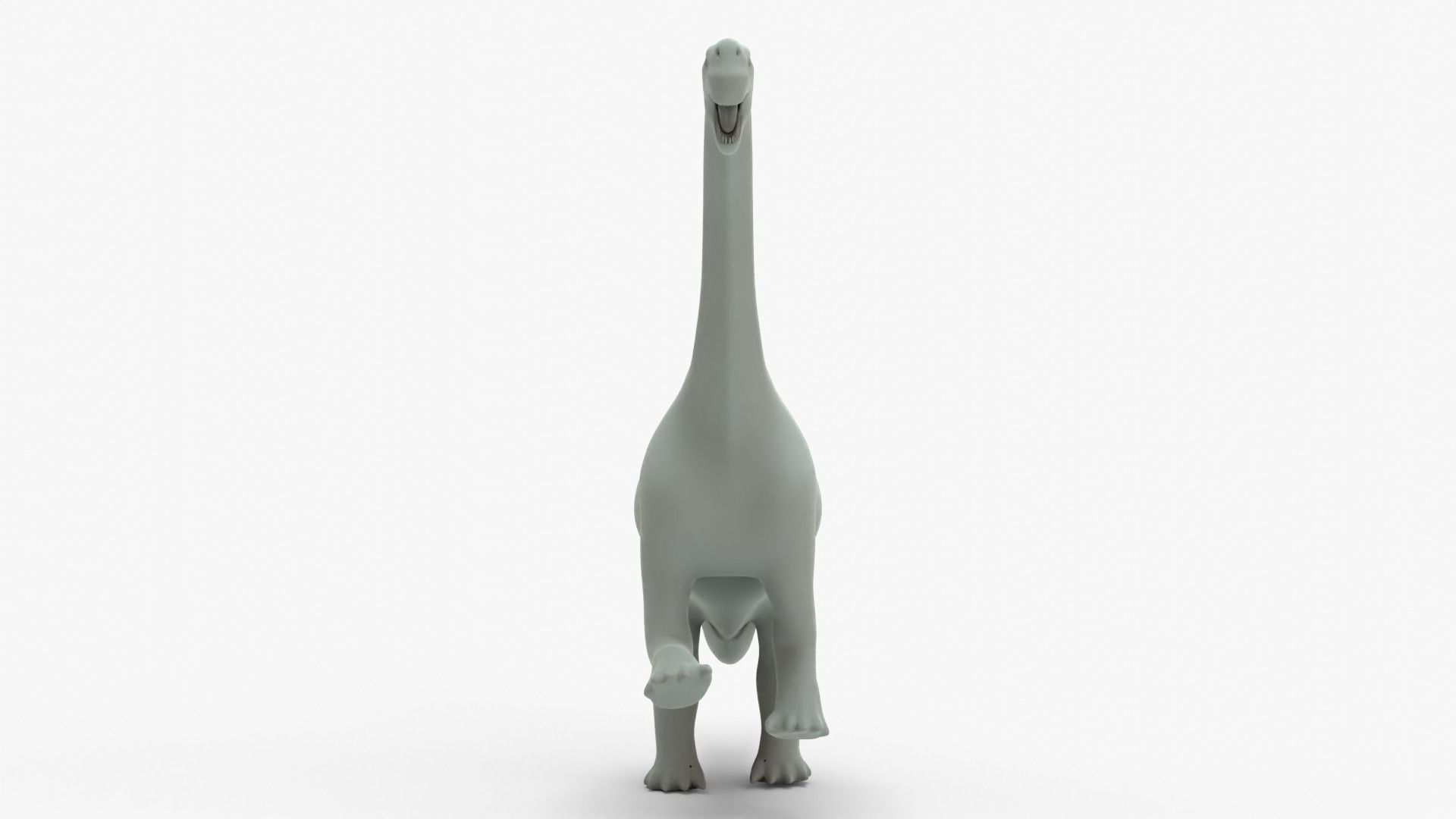 Camarasaurus Rigged Basemesh Low-poly 3D model_9