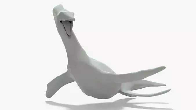 Elasmosaurus Rigged Basemesh