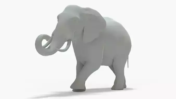 Elephant Rigged Basemesh