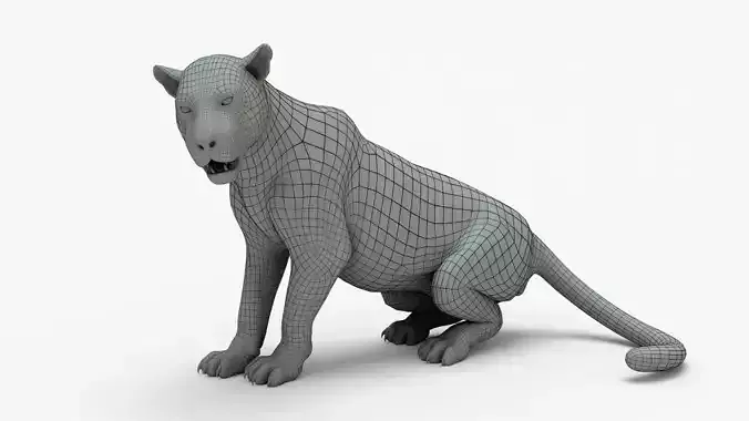 Leopard Rigged Basemesh