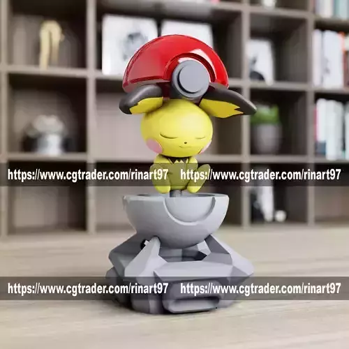 Pichu in the pokeball from Pokemon