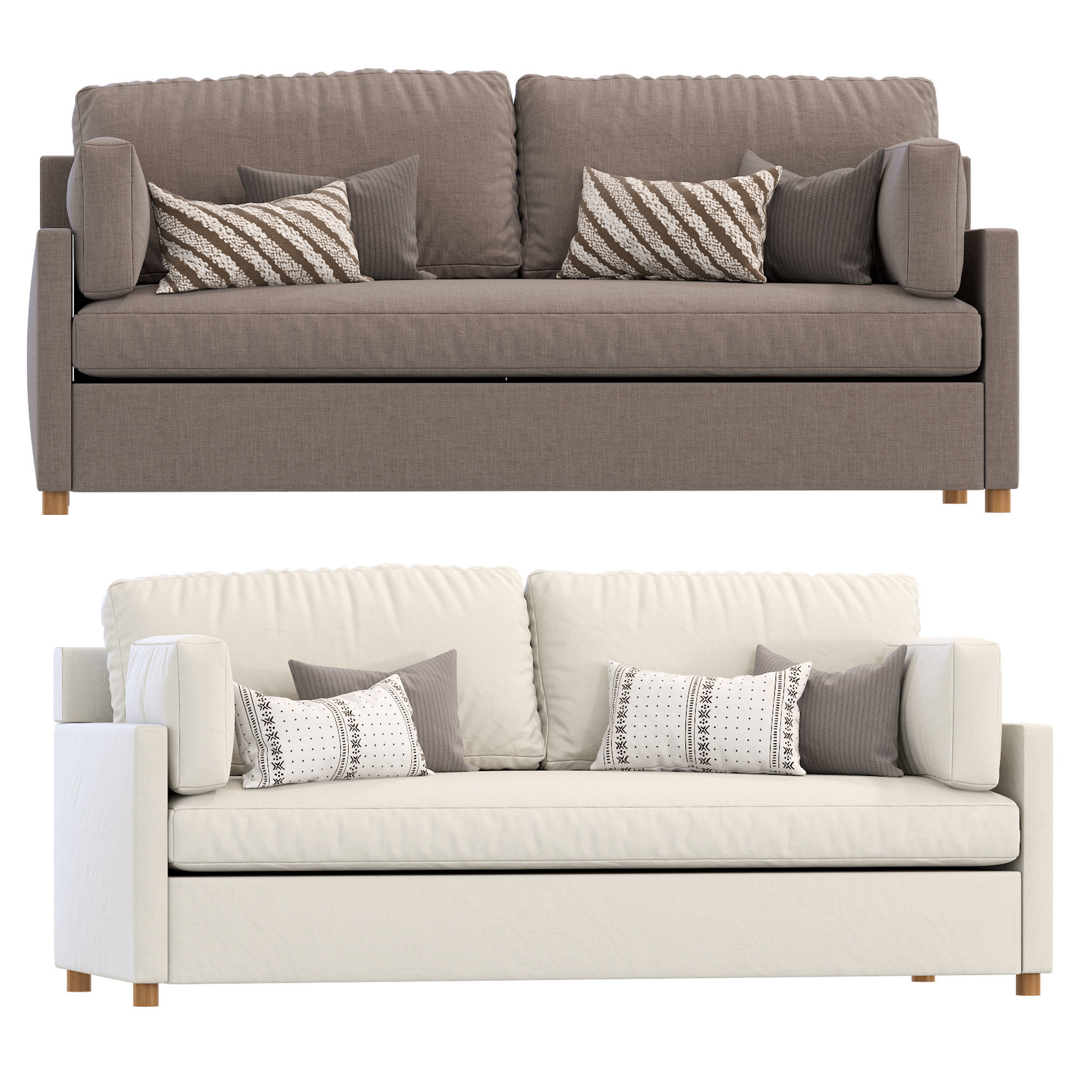 Marin Sofa By West Elm 3D model_1