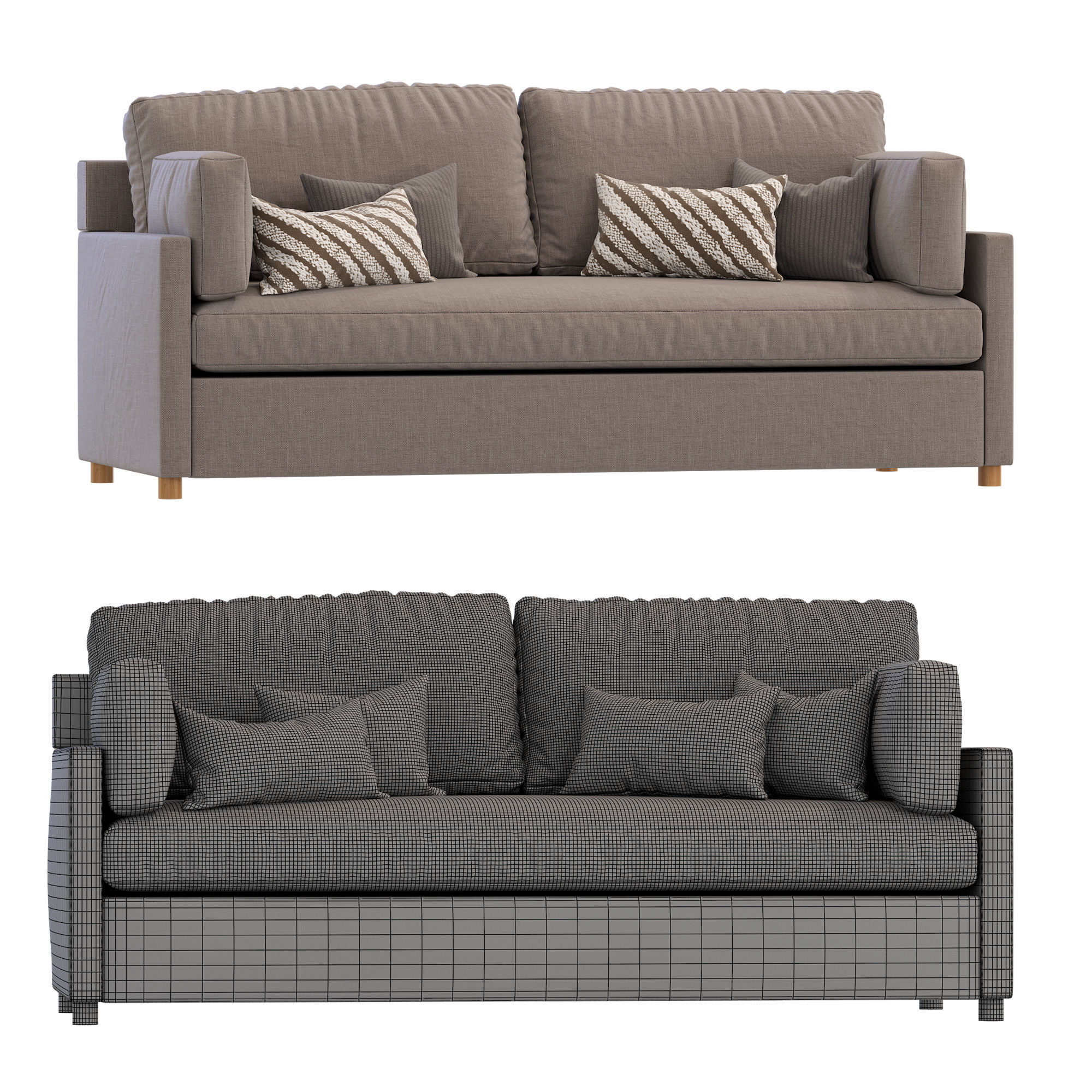 Marin Sofa By West Elm 3D model_3
