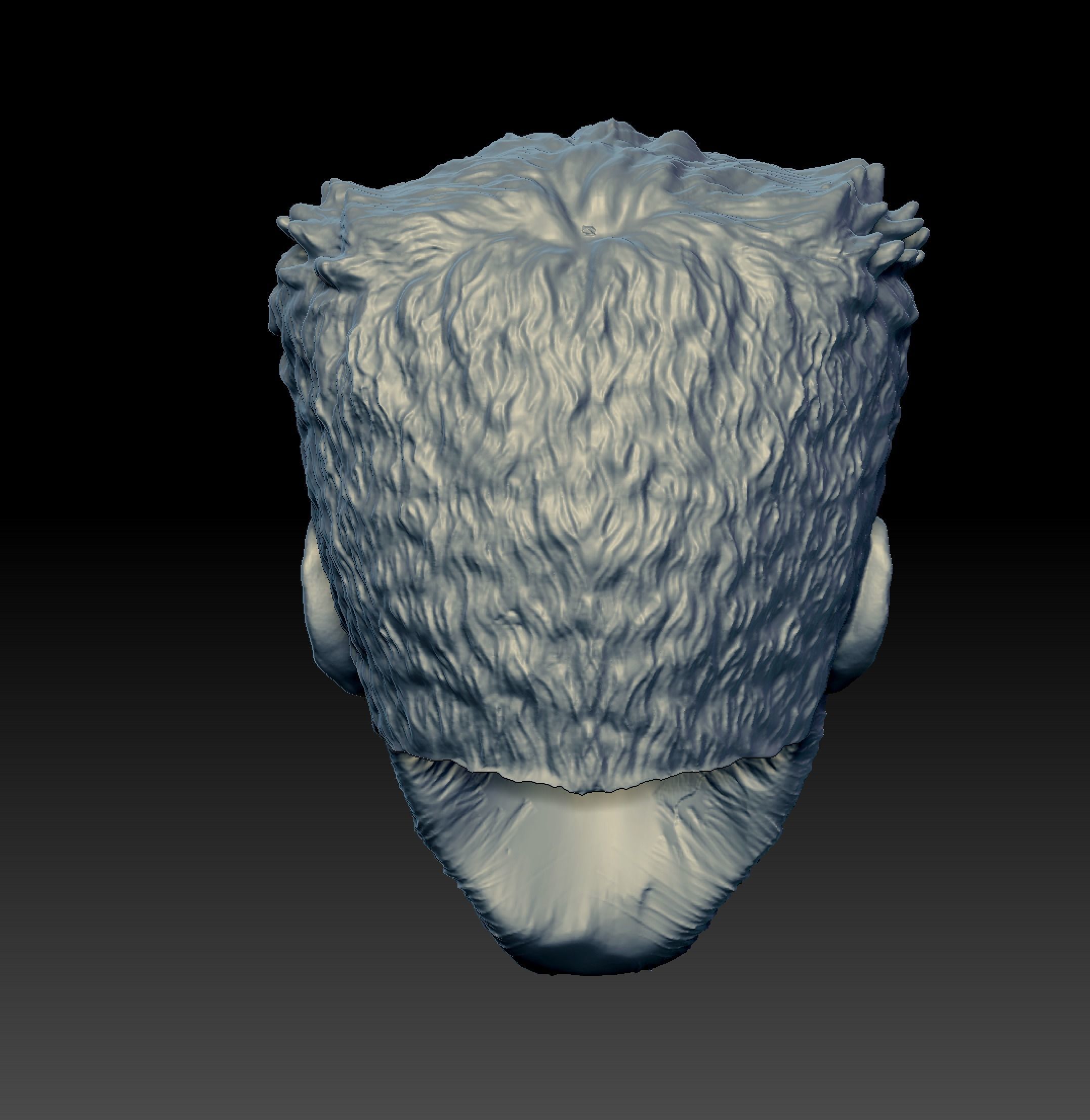 Hugh Jacked Man Yell 3D print model_3