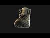 Old Hiking Boots Low-poly 3D model_1