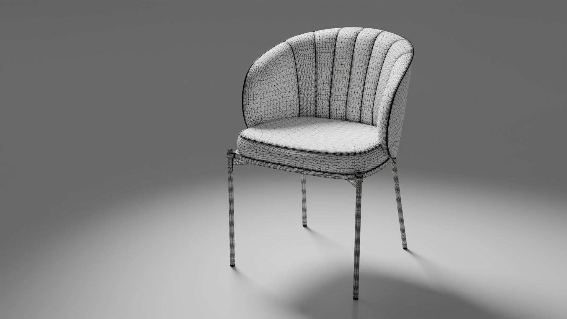 Armchair 05 3D model_1
