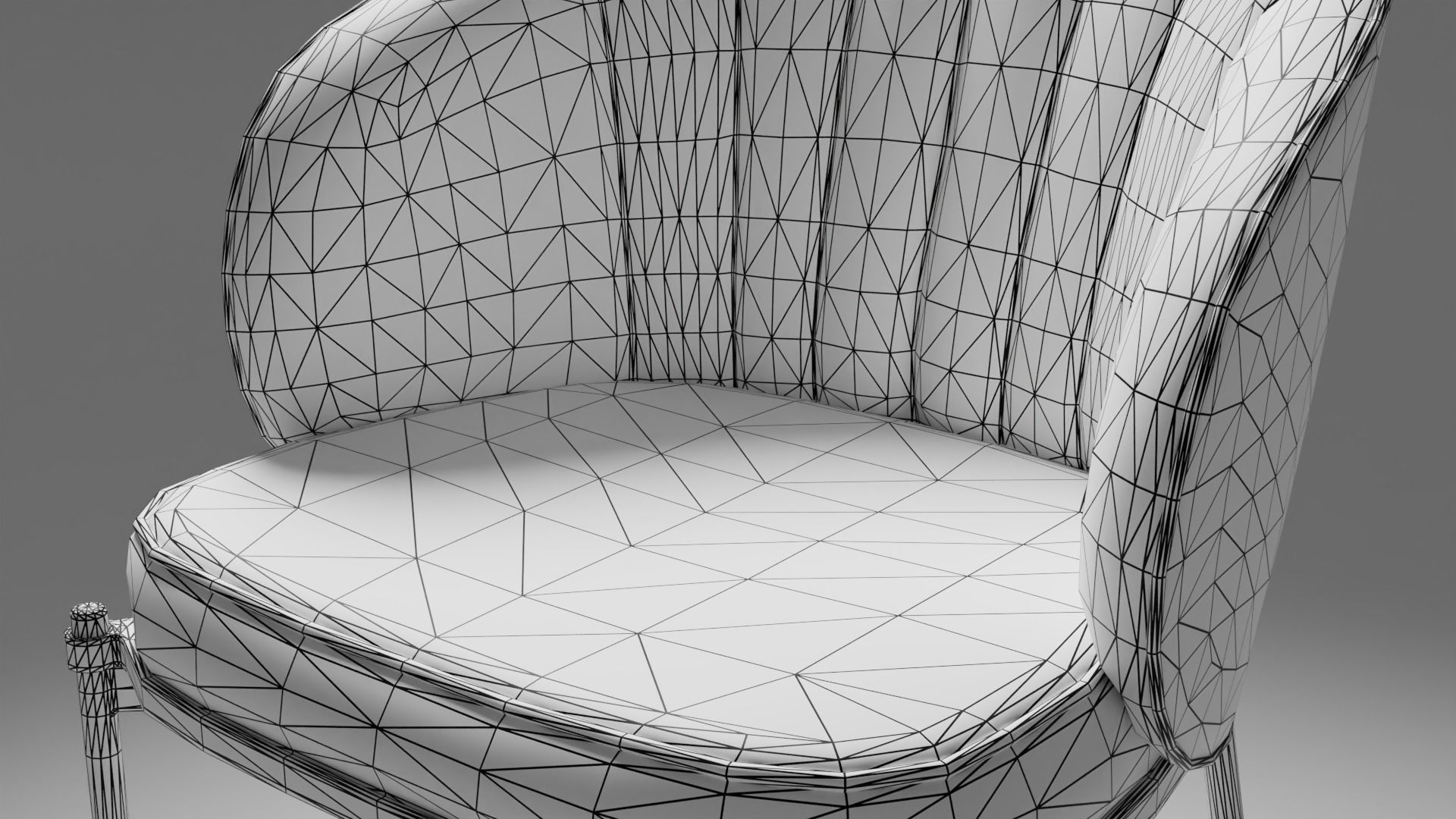 Armchair 05 3D model_8