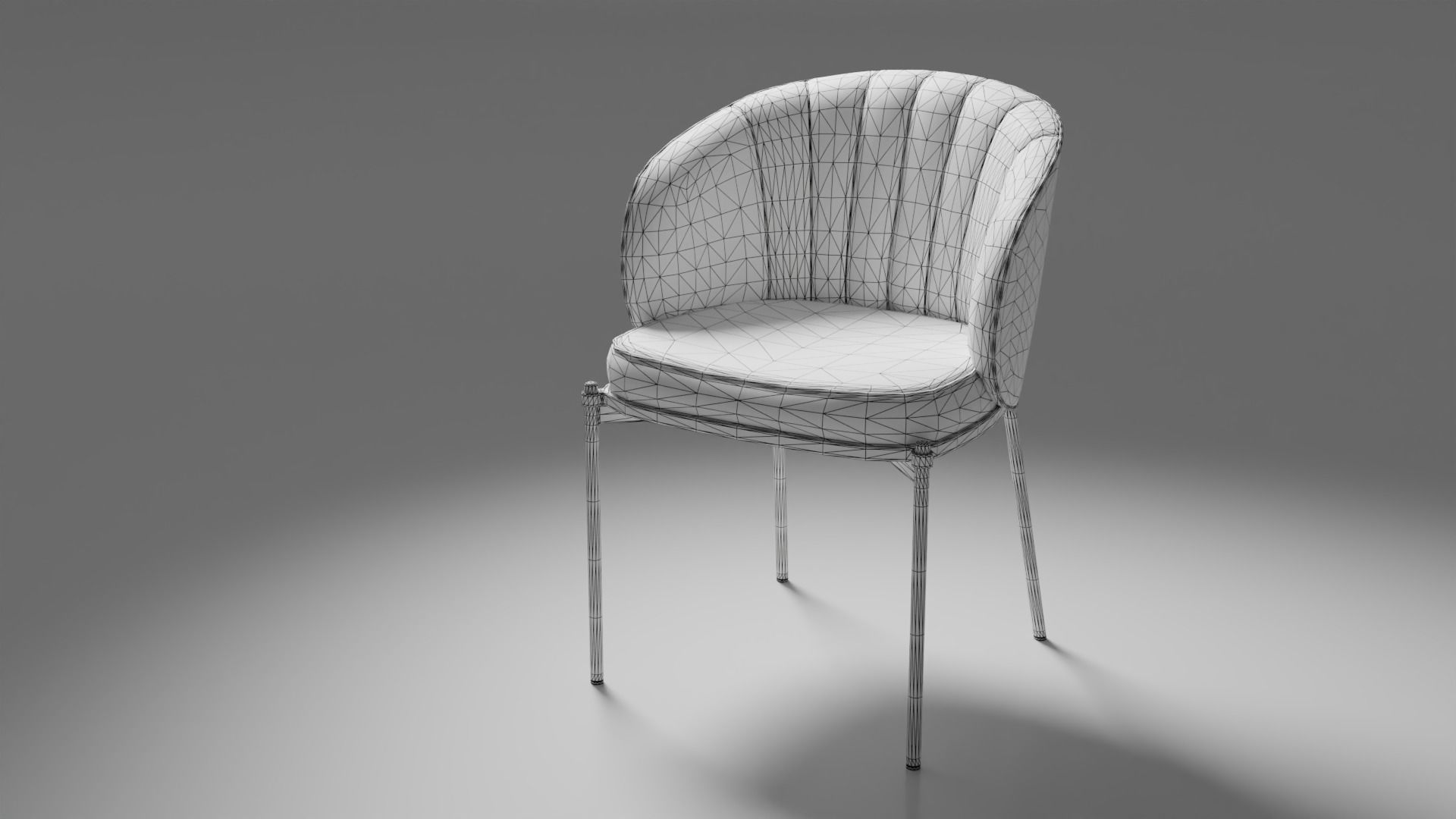 Armchair 05 3D model_2