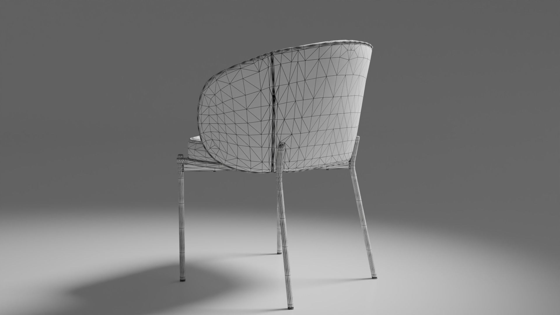 Armchair 05 3D model_5