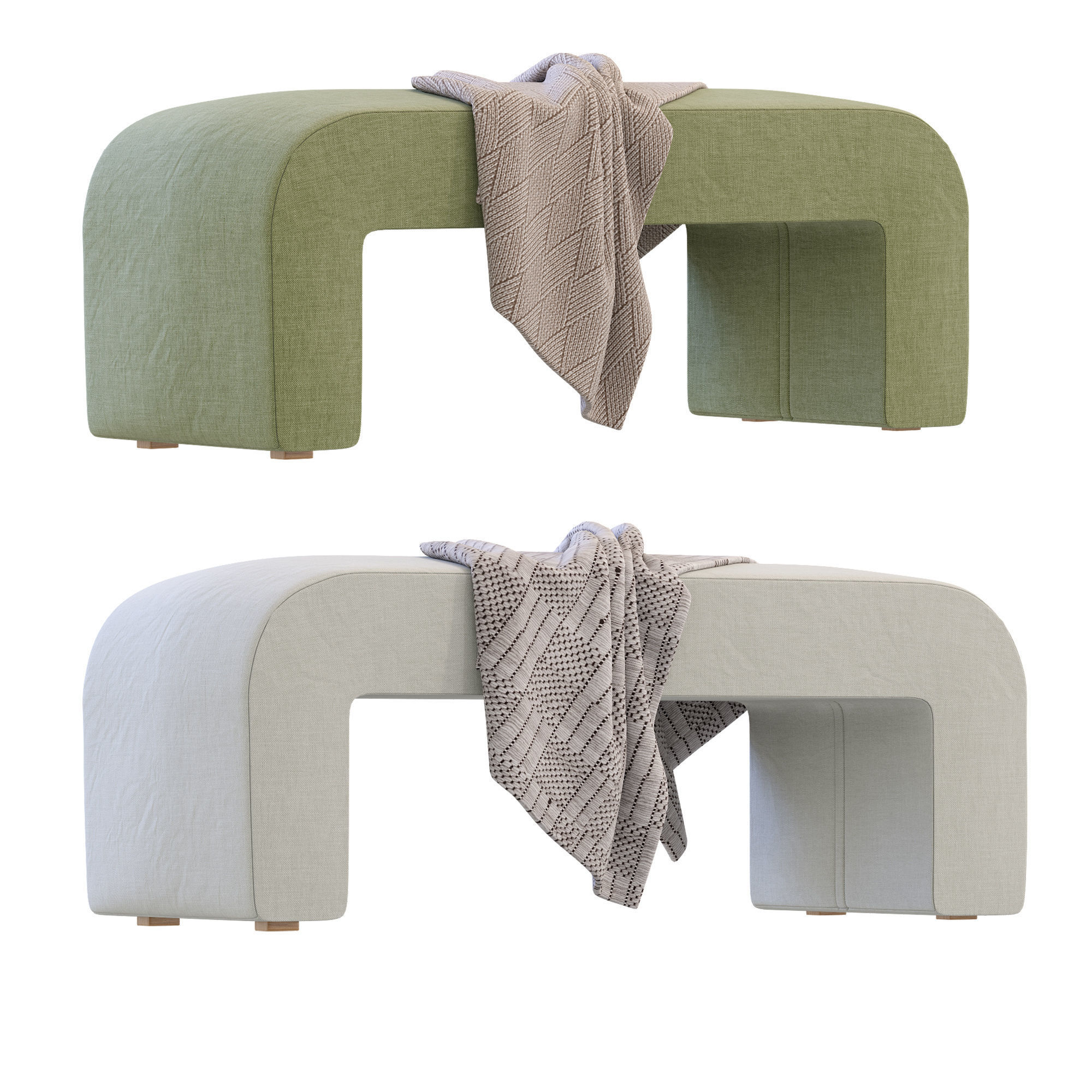 Banquette Rint by Divan ru 3D model_2