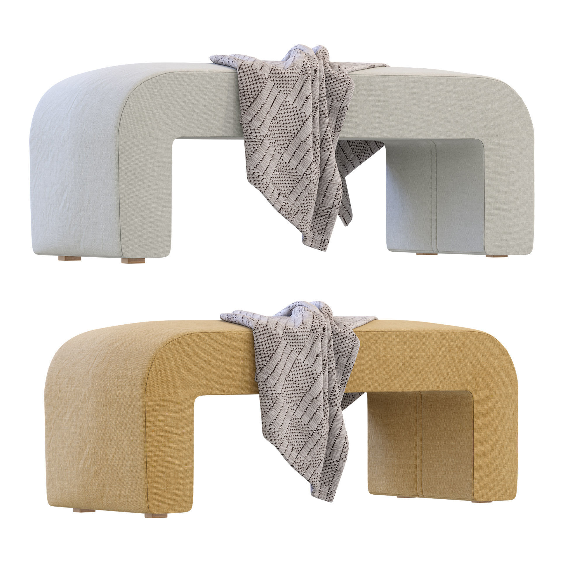 Banquette Rint by Divan ru 3D model_1