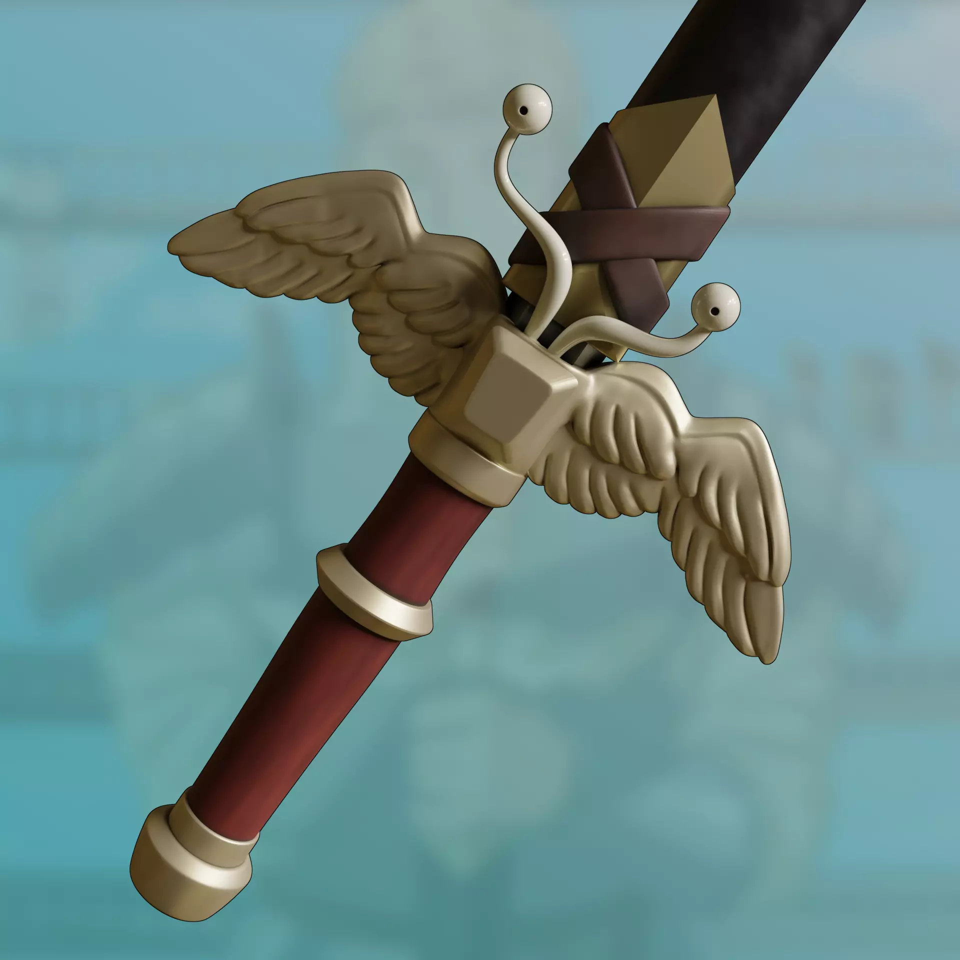 KENSUKE DUNGEON MESHI LAIOS TOUDEN COSPLAY SWORD 3D print model