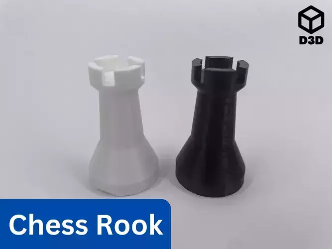 Chess Rook Free 3D print model