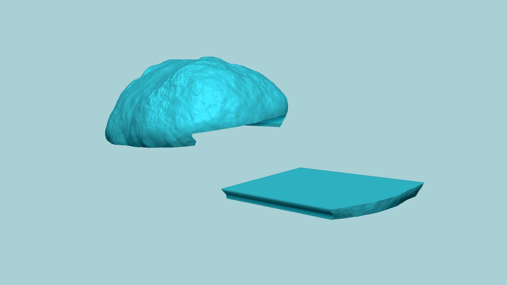 Rock Realistic Secret Key Hide STL - Outdoor Stone 3D print model_8