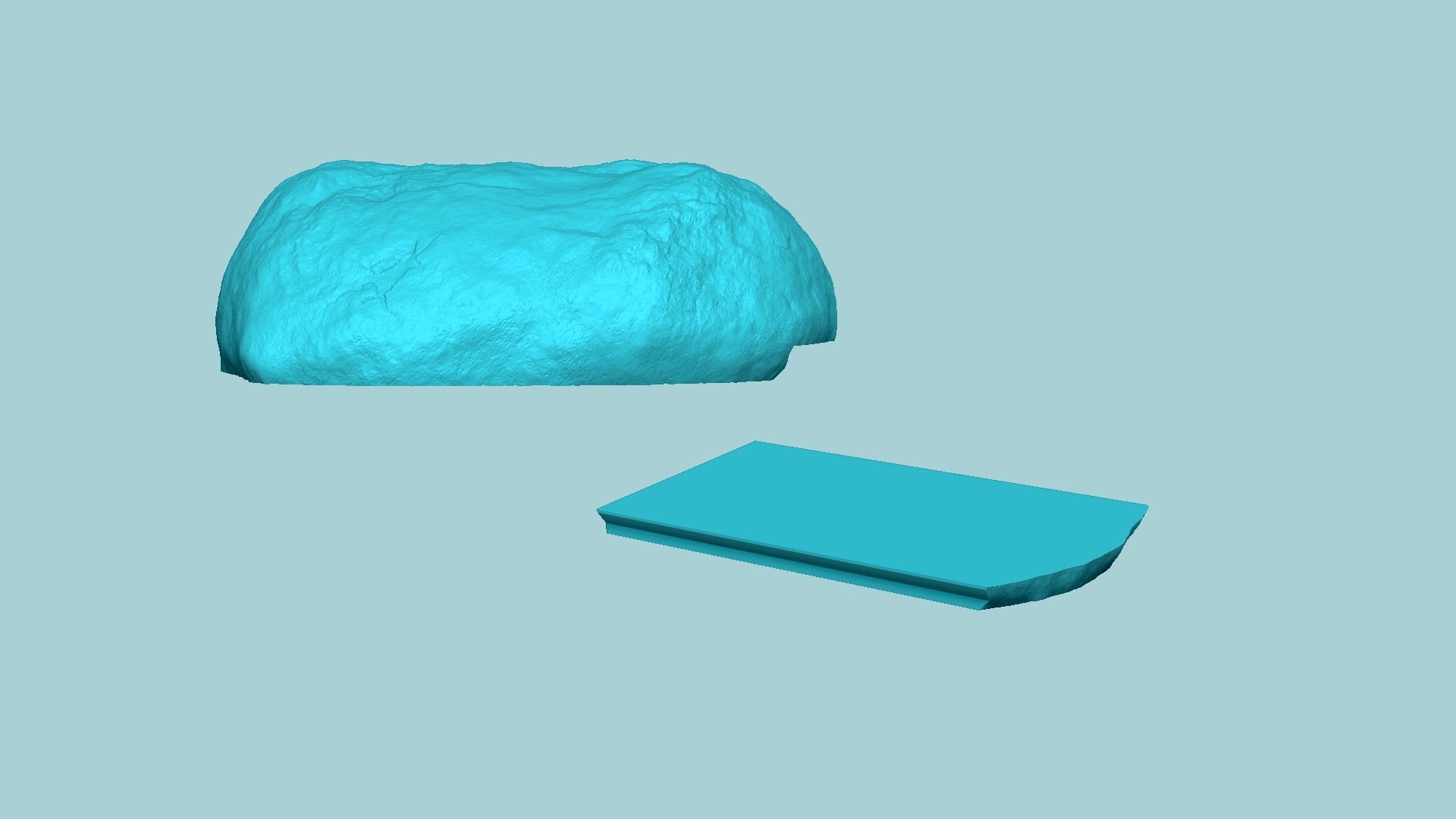 Rock Realistic Secret Key Hide STL - Outdoor Stone 3D print model_7