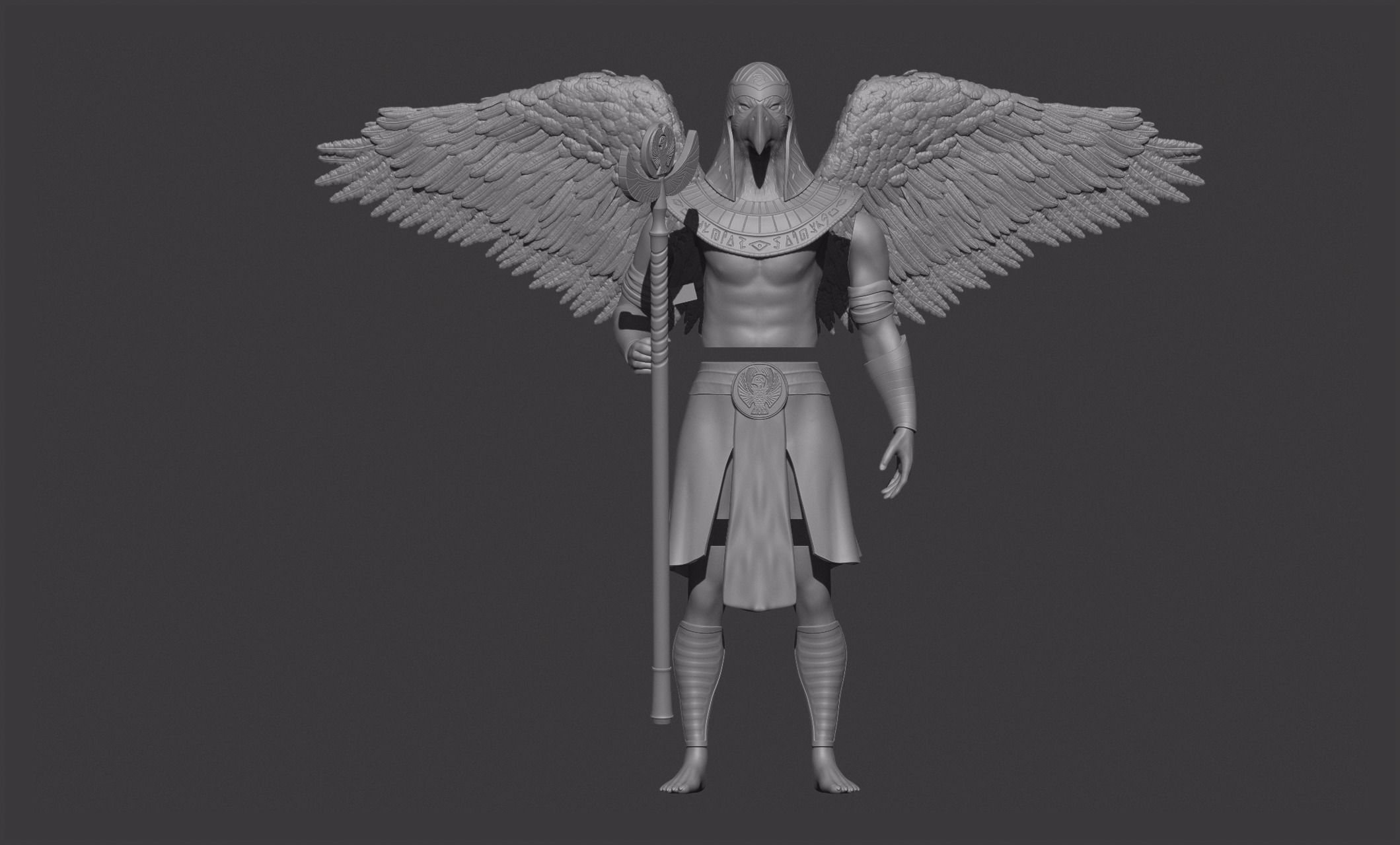 RA - God of the Sun - 3D Print Model 3D print model_12