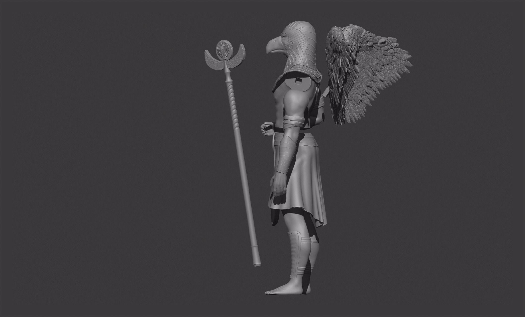 RA - God of the Sun - 3D Print Model 3D print model_11