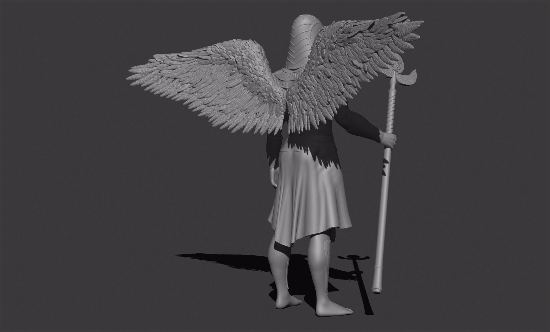 RA - God of the Sun - 3D Print Model 3D print model_3