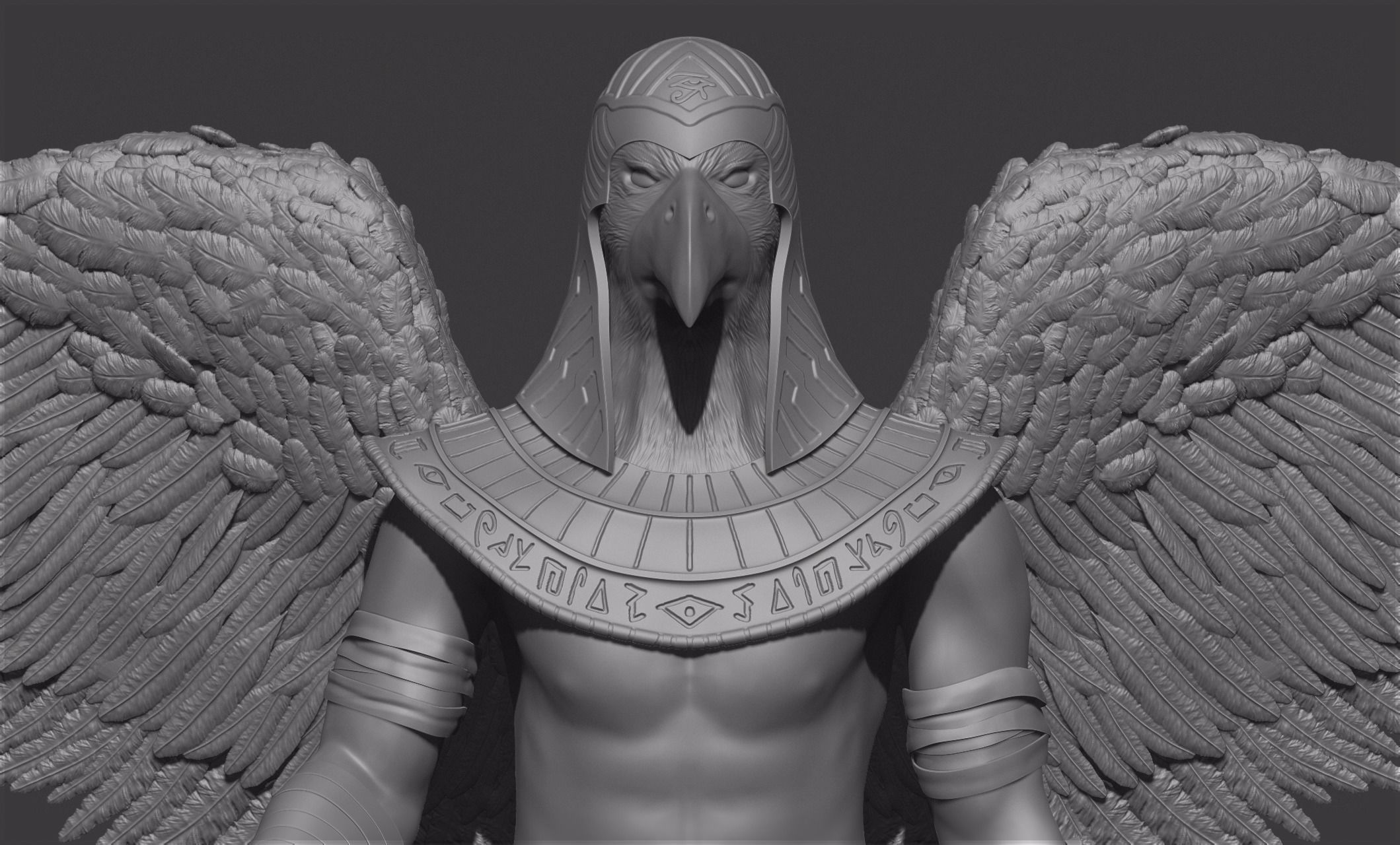 RA - God of the Sun - 3D Print Model 3D print model_5