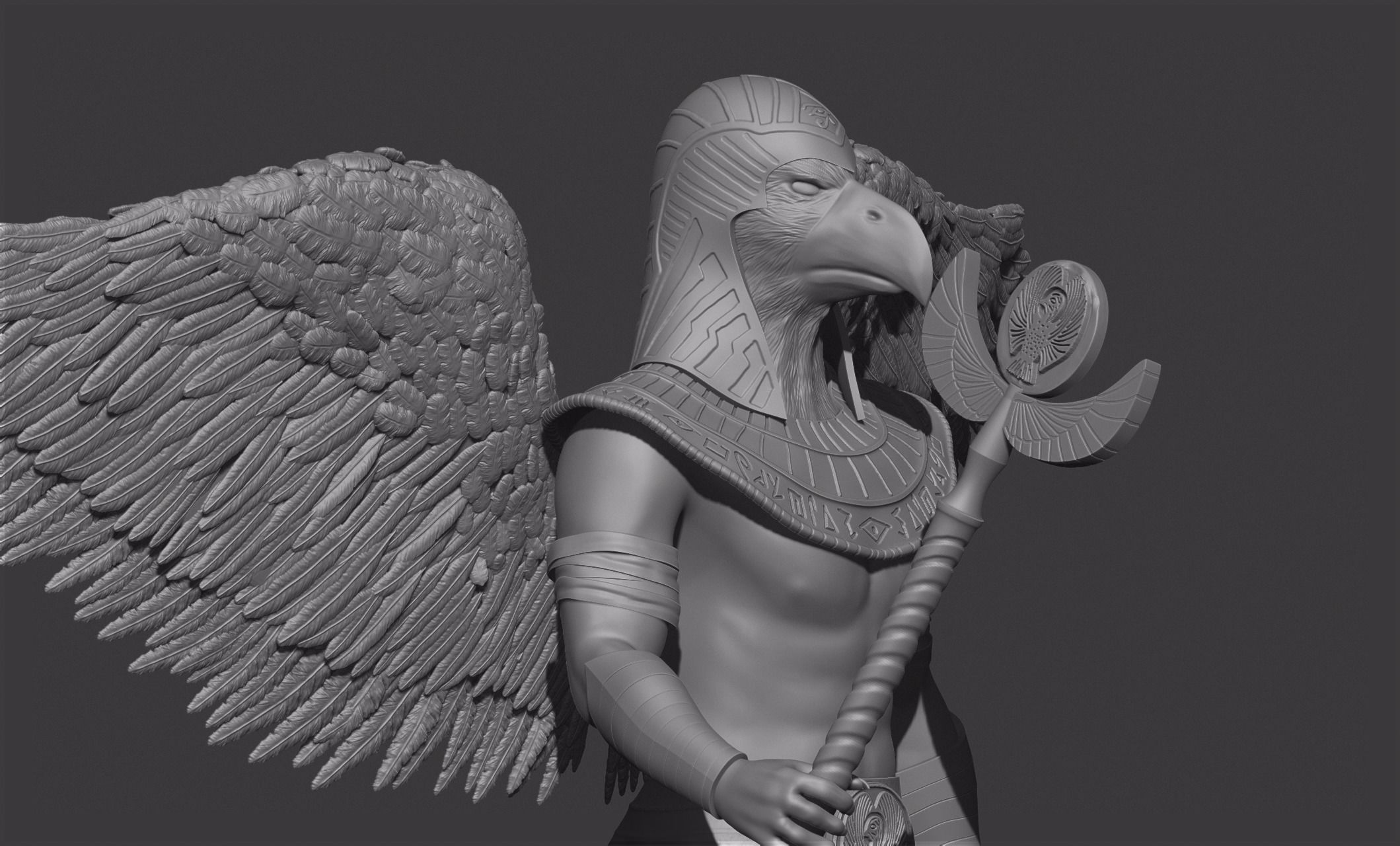 RA - God of the Sun - 3D Print Model 3D print model_6