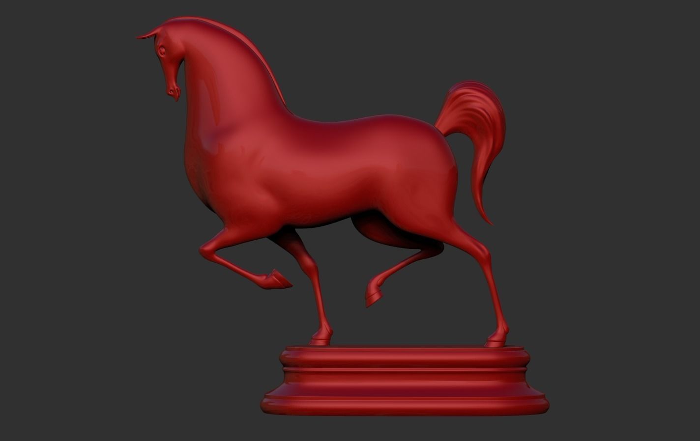 Horse Cartoon 3D print model_18