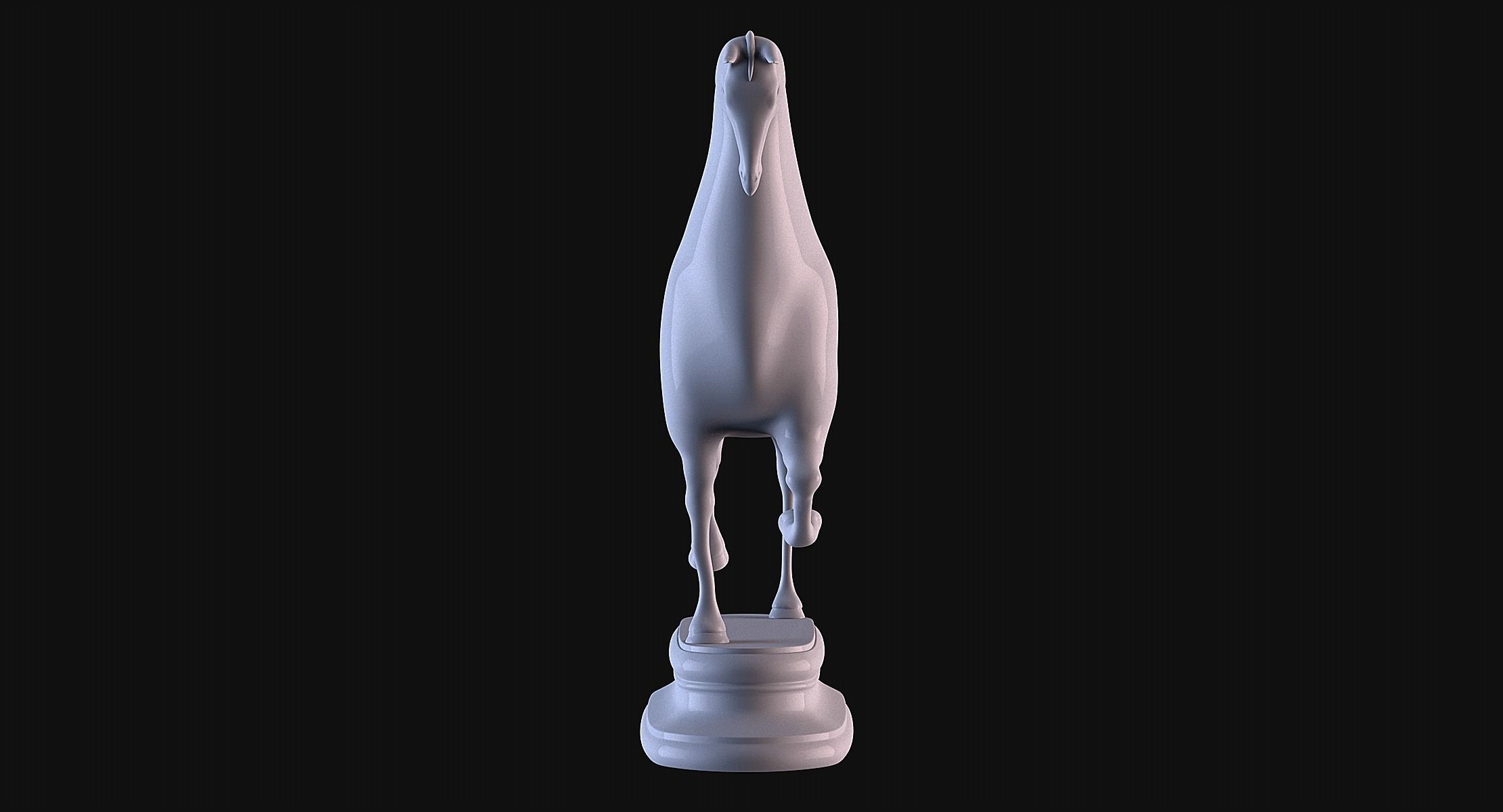 Horse Cartoon 3D print model_3