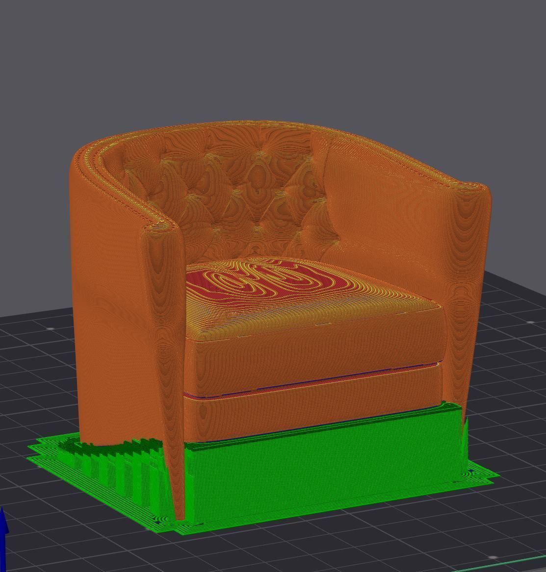 RICH CUSHION SOFA AND ARMCHAIR 3D print model_3