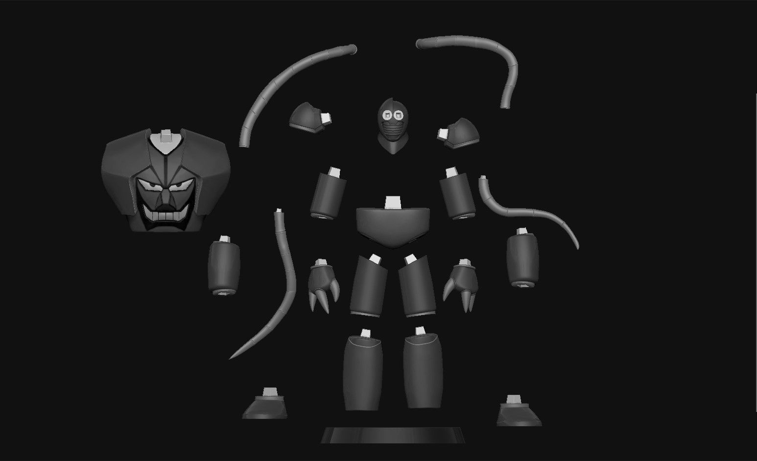 Gumbina M5 Mazinger Z 3D print model_3