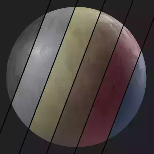 Plaster Materials 38- Plaster Roll Painted - sbsar pbr seamless