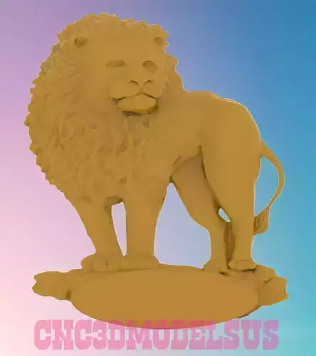  lion king 3D MODEL STL FILE FOR CNC ROUTER LASER