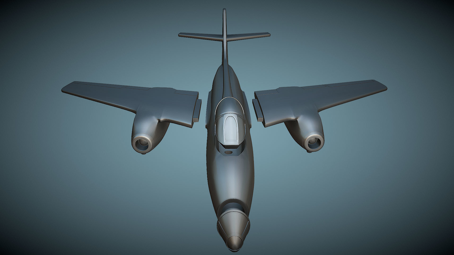 SNCASO Sud-Ouest SO4050 Vautour IIB - 3D Printable Model 3D print model_5