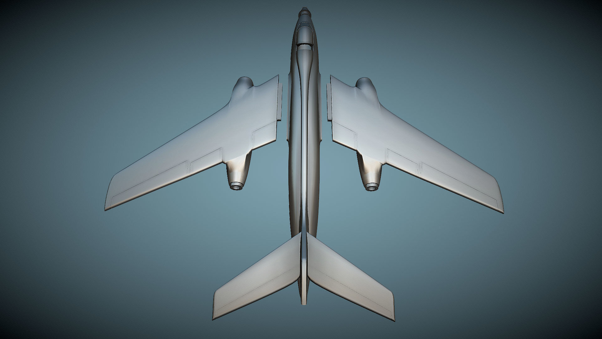 SNCASO Sud-Ouest SO4050 Vautour IIB - 3D Printable Model 3D print model_3