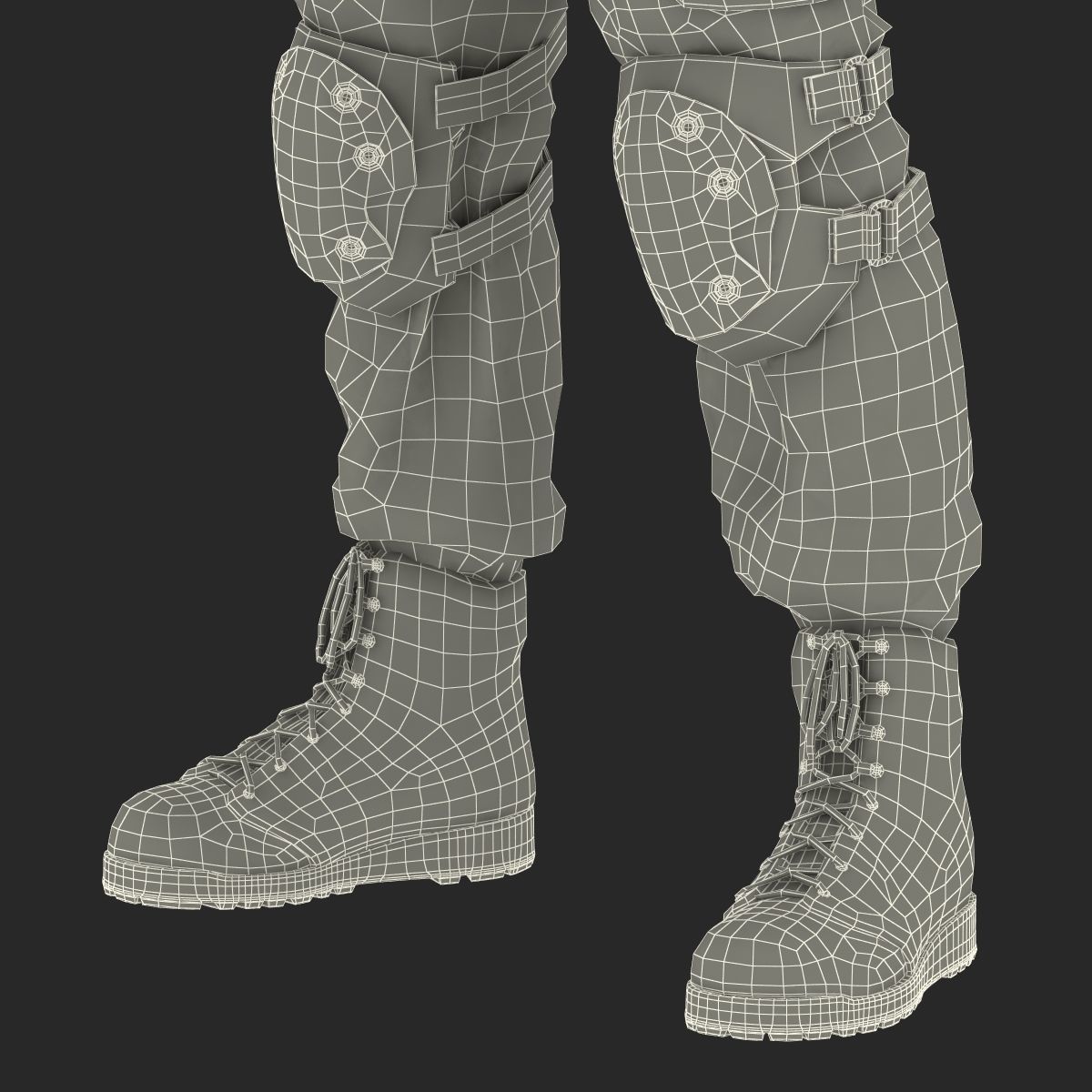 SWAT Man Asian 3D Model 3D model_73