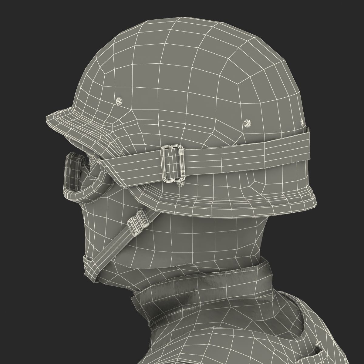 SWAT Man Asian 3D Model 3D model_71