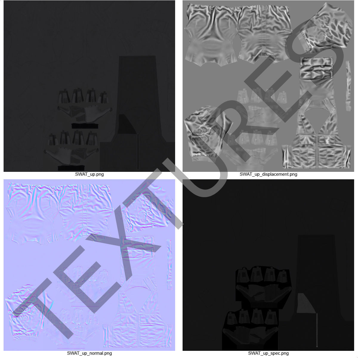 SWAT Man Asian 3D Model 3D model_53