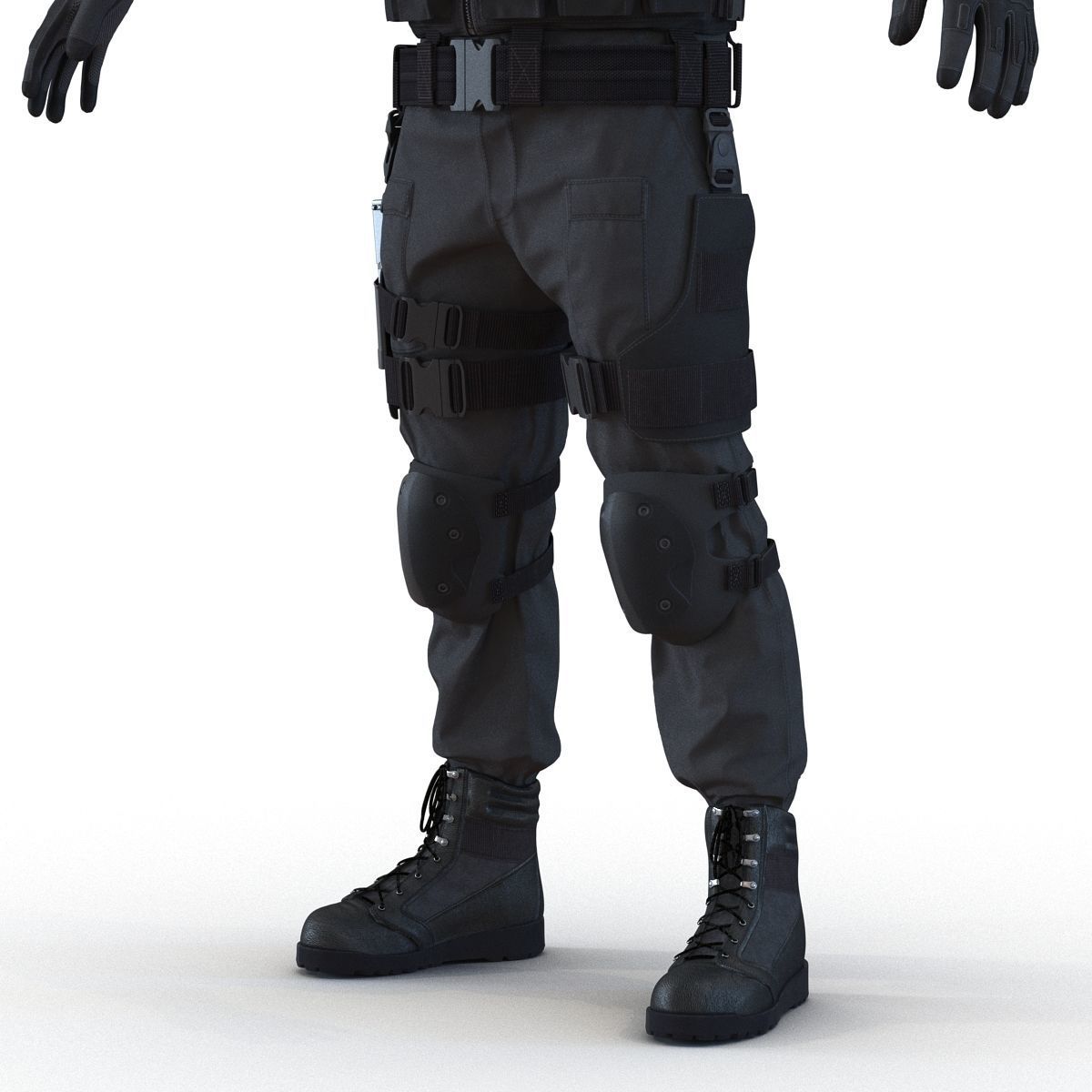 SWAT Man Asian 3D Model 3D model_27
