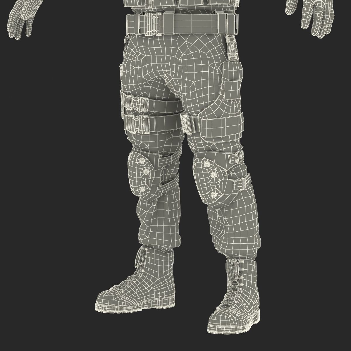 SWAT Man Asian 3D Model 3D model_67