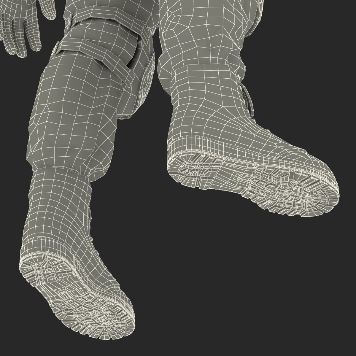 SWAT Man Asian 3D Model 3D model_75