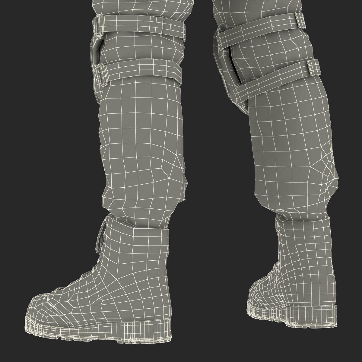 SWAT Man Asian 3D Model 3D model_74