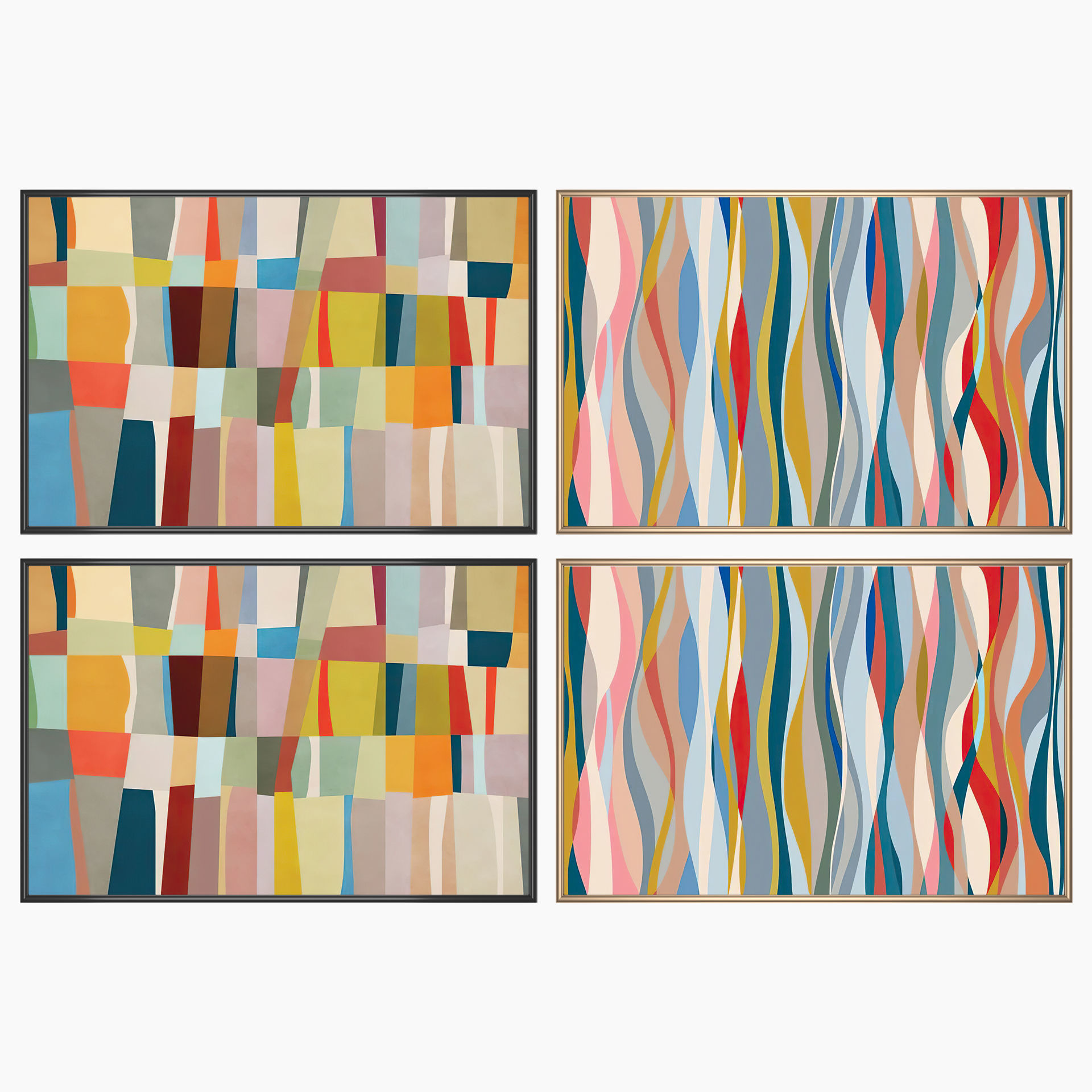 Wall Art Set 4271 3D model_1