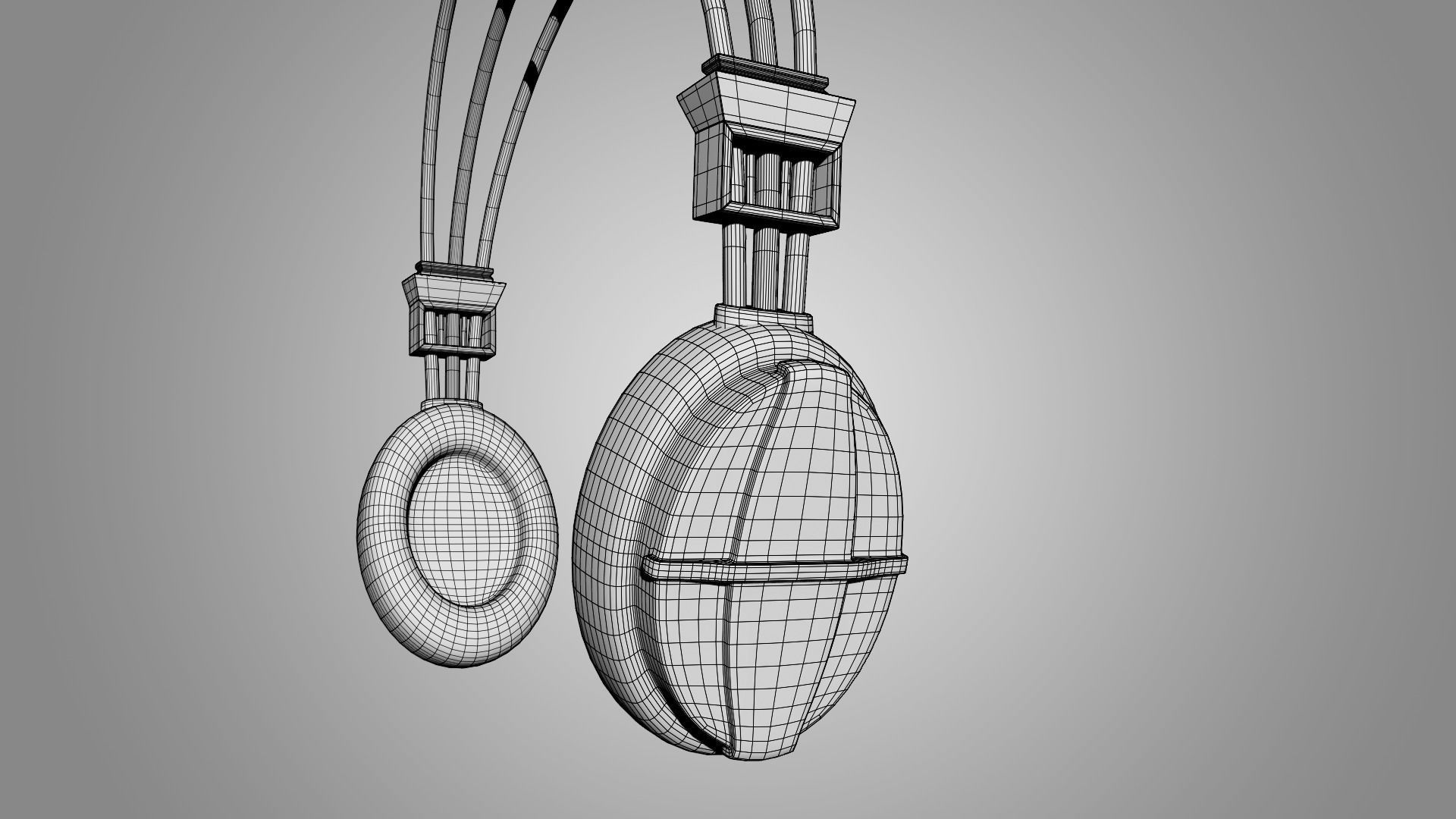 Headphones 3D model_9