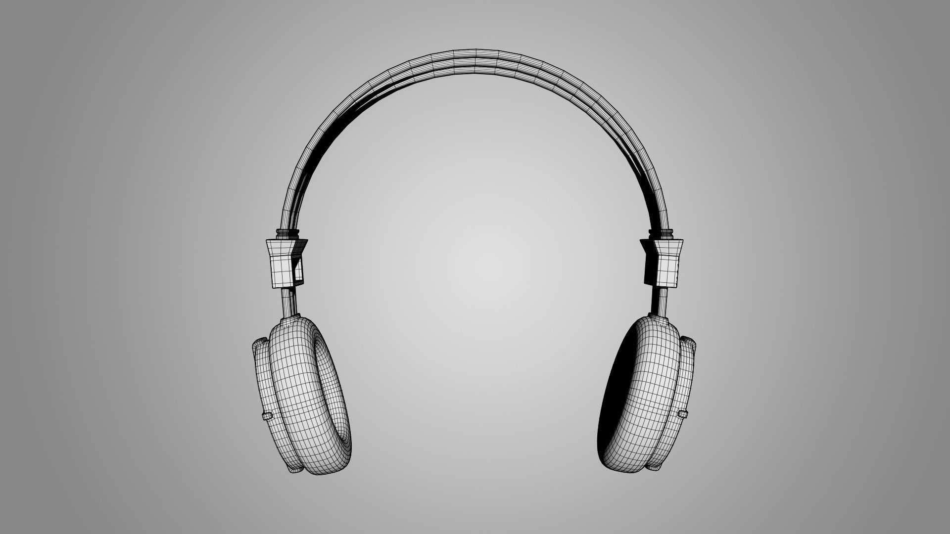 Headphones 3D model_6