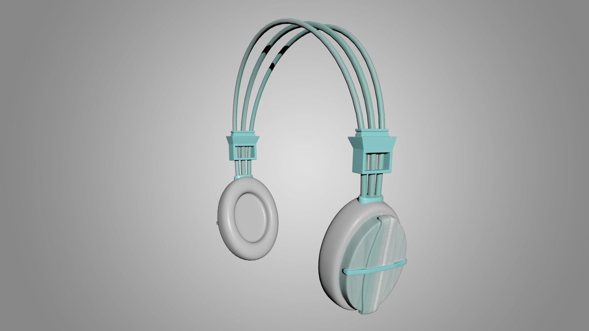 Headphones 3D model_3