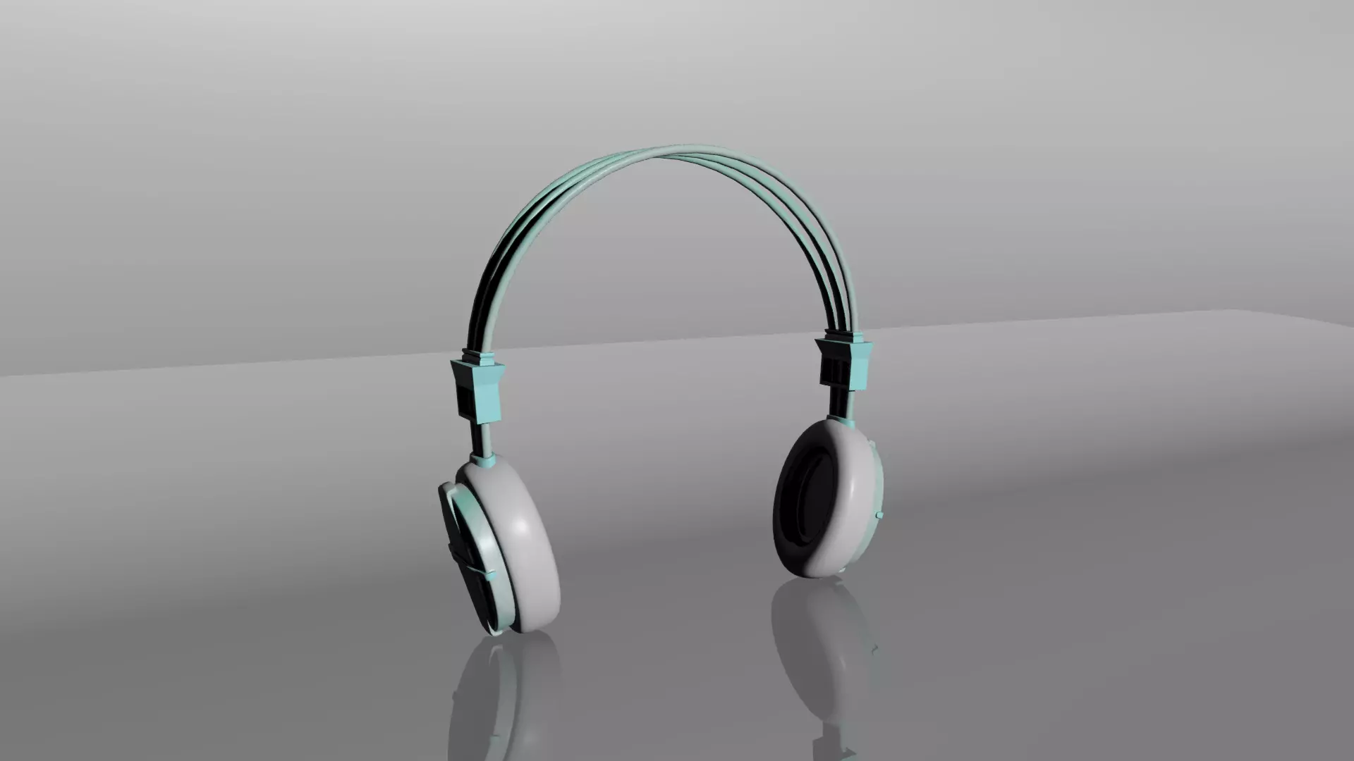 Headphones 3D model_0