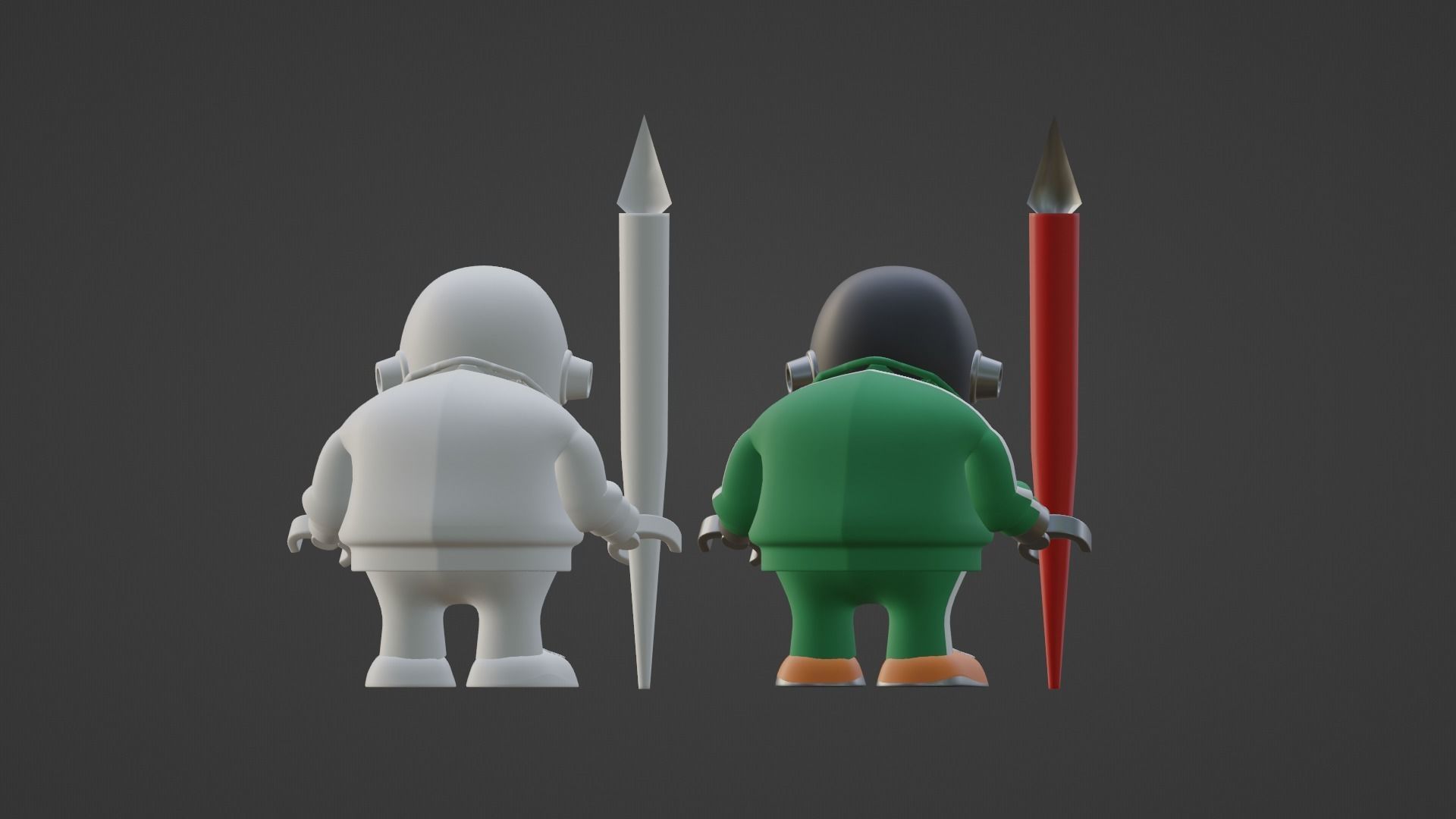Akira Toriyama Low-poly 3D model_16