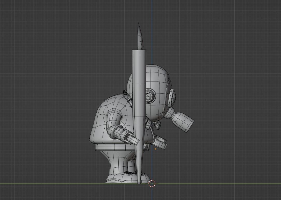 Akira Toriyama Low-poly 3D model_11