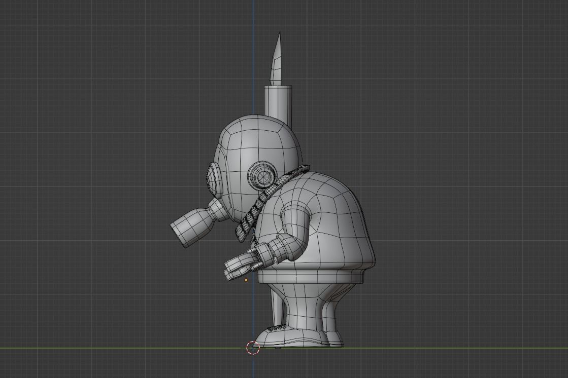 Akira Toriyama Low-poly 3D model_9