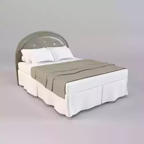 Round Headboard Bed