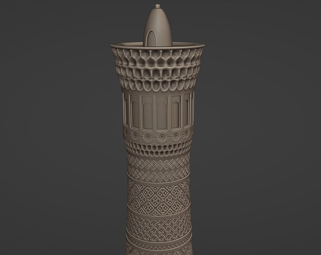 Bukhara Minorai Kalon 3D print model_2